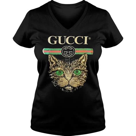 gucci cat shirt sequin|cat wearing gucci.